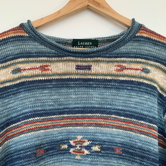 Ralph Lauren Knit Stripe Sweater - Picture 3 of 3